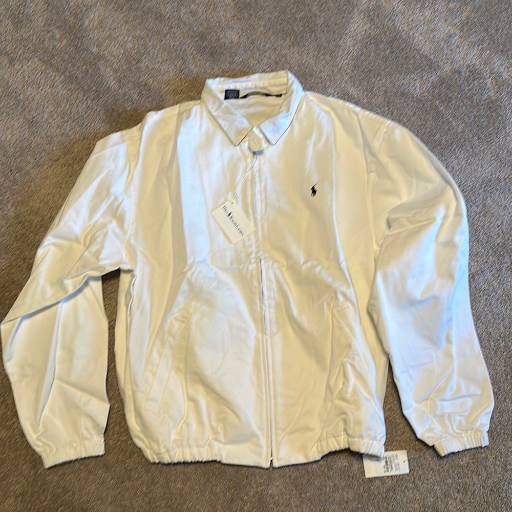 Ralph Lauren Polo Golf men’s white jacket large